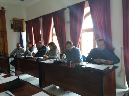 Momento de la intervención del concejal no adscrito, Juan López Momento de la intervención del concejal no adscrito, Juan López