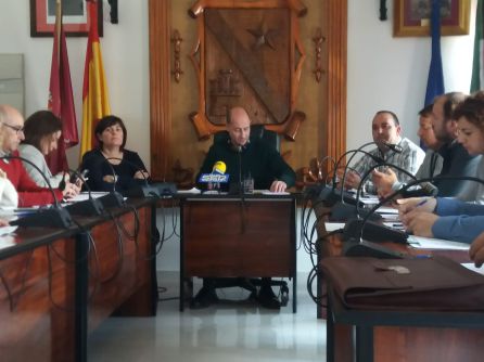 Momento de la intervención del alcalde, José Luis Hidalgo Momento de la intervención del alcalde, José Luis Hidalgo