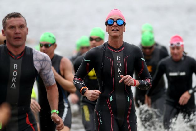 Participantes en el triatlón de Florida Participantes en el triatlón de Florida