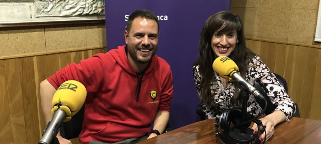 Fernando Carreras y Beatriz Hernández en el estudio central de SER Cuenca. Fernando Carreras y Beatriz Hernández en el estudio central de SER Cuenca.