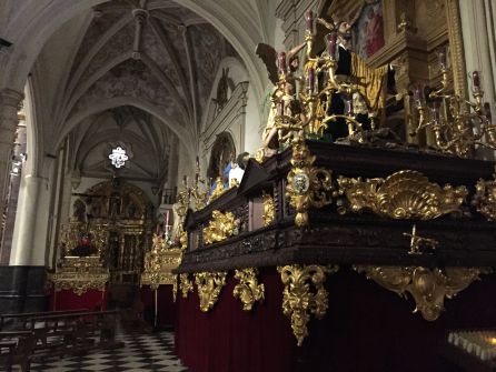 San Ildefonso acoge ya hasta 8 pasos montados en el interior del templo San Ildefonso acoge ya hasta 8 pasos montados en el interior del templo