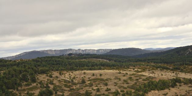 Vistas del paisaje desde Muela Pinilla, en Masegosa. Vistas del paisaje desde Muela Pinilla, en Masegosa.