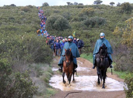 Una de las etapas de la actividad "Camino Mozárabe, un camino seguro" Una de las etapas de la actividad "Camino Mozárabe, un camino seguro"