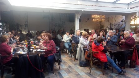 Desayuno informal de presentación de la candidatura de Podemos en Dénia. Desayuno informal de presentación de la candidatura de Podemos en Dénia.