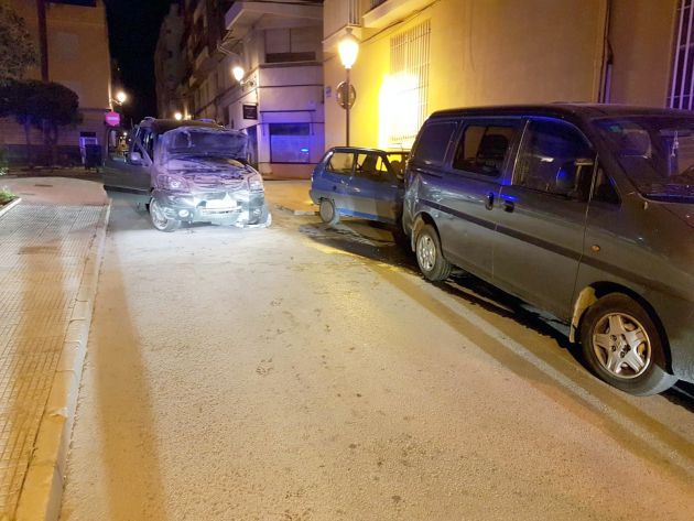 Coches afectados por los accidentes del fin de semana en Elda Coches afectados por los accidentes del fin de semana en Elda