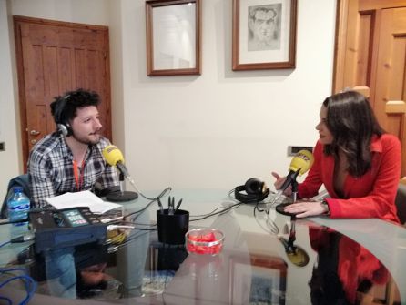 Arrimadas, durante la entrevista en La Ventana de León Arrimadas, durante la entrevista en La Ventana de León