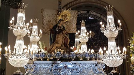 La procesión del Viernes Santo, un museo en la iglesia de Santa María de Gracia La procesión del Viernes Santo, un museo en la iglesia de Santa María de Gracia