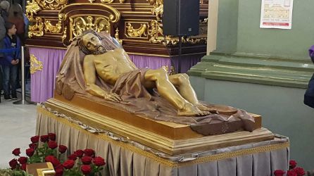 La procesión del Viernes Santo, un museo en la iglesia de Santa María de Gracia La procesión del Viernes Santo, un museo en la iglesia de Santa María de Gracia
