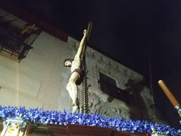 El Cristo de la Misericordia, El Silencio, en la Carrera del Darro en la madrugada del Viernes Santo en Granada El Cristo de la Misericordia, El Silencio, en la Carrera del Darro en la madrugada del Viernes Santo en Granada