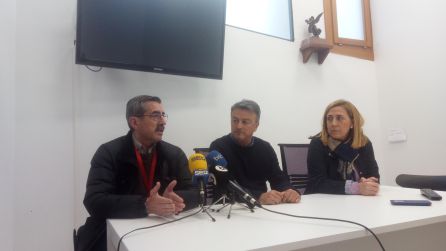 José María Ángel (i), José Chulvi (c) y Araceli Poblador (d). José María Ángel (i), José Chulvi (c) y Araceli Poblador (d).