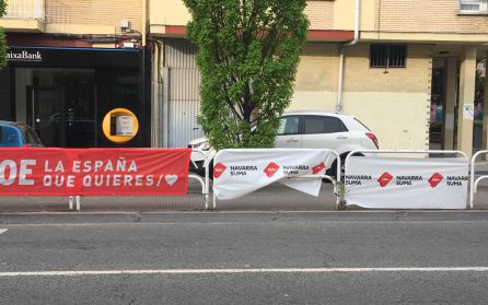 No al plástico pero sí en campaña No al plástico pero sí en campaña