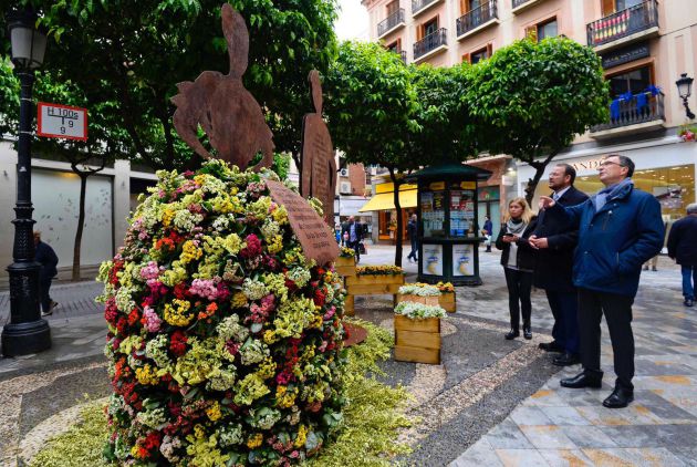 Detalle de uno de los Jardines en Primavera de Murcia Detalle de uno de los Jardines en Primavera de Murcia