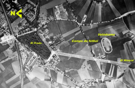 Emplazamiento del velódromo Emplazamiento del velódromo