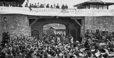 Liberación del campo de concentración de Mauthausen en 1945 Liberación del campo de concentración de Mauthausen en 1945