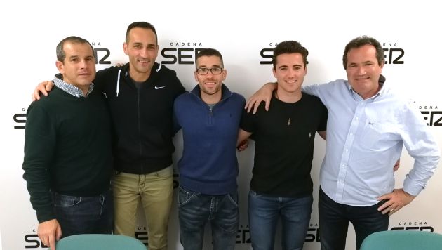 Con Norberto Perea, Alejandro López Valenciano y Alex Carrillo de León Con Norberto Perea, Alejandro López Valenciano y Alex Carrillo de León