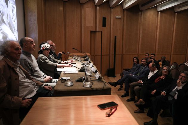 Un momento del encuentro en la Acadmia de Bellas Artes. Un momento del encuentro en la Acadmia de Bellas Artes.