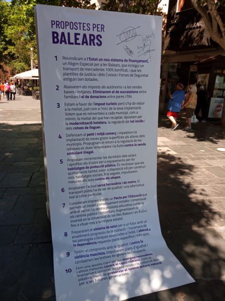 El Pi propone reducir a la mitad la 'ecotasa' y eliminar el impuesto de sucesiones El Pi propone reducir a la mitad la 'ecotasa' y eliminar el impuesto de sucesiones