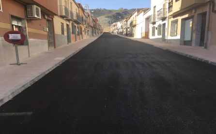 Una de las actuaciones en una de las calles, la calle VIrgen de la Cabeza Una de las actuaciones en una de las calles, la calle VIrgen de la Cabeza