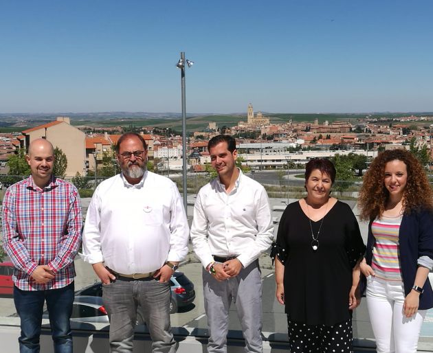 Los candidatos a la alcaldía de Segovia en la Terraza de la Biblioteca Pública Los candidatos a la alcaldía de Segovia en la Terraza de la Biblioteca Pública