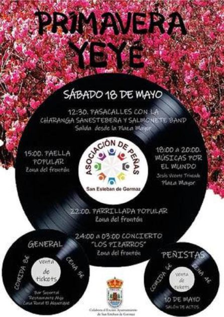 Cartel de la Primavera Yeyé que se celebra el 18 y 19 de mayo. Cartel de la Primavera Yeyé que se celebra el 18 y 19 de mayo.