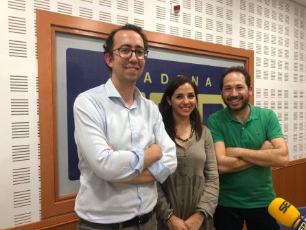 José María Martín, Patricia Huertas y Jacint Molero José María Martín, Patricia Huertas y Jacint Molero