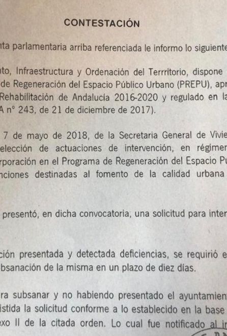 Documento de consulta sobre el PREPRU aportado por el PSOE de Jaén. Documento de consulta sobre el PREPRU aportado por el PSOE de Jaén.