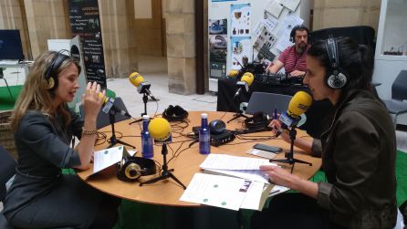 Cristina Giménez Elorriaga, coordinadora de Forotech con Azul Tejerina Cristina Giménez Elorriaga, coordinadora de Forotech con Azul Tejerina