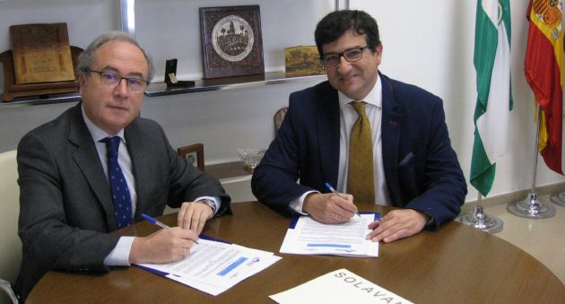 Antonio Díaz, presidente de Ceco y Francisco Lozano, gerente de Solavan Antonio Díaz, presidente de Ceco y Francisco Lozano, gerente de Solavan
