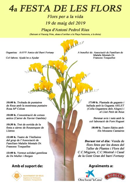 Cartell de la Festa de les Flors 2019 Cartell de la Festa de les Flors 2019