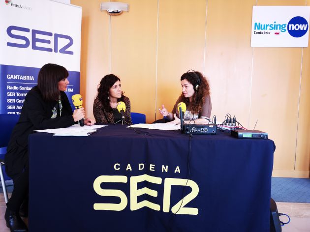 Zulema Gancedo y Rocio Cardeñoso junto a María Gutiérrez. Zulema Gancedo y Rocio Cardeñoso junto a María Gutiérrez.
