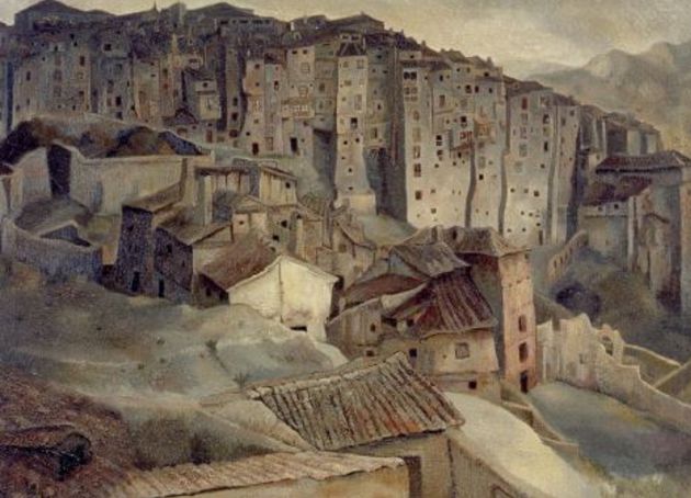 Wifredo Lam, 'Casas Colgadas, III', 1927. Wifredo Lam, 'Casas Colgadas, III', 1927.
