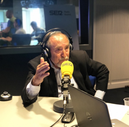Juan Barranco durante su entrevista en A vivir Madrid Juan Barranco durante su entrevista en A vivir Madrid