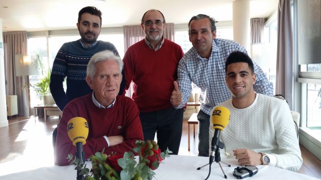 Miguel Montes en una tertulia de SER Gijón junto a Omar Mascarell, José Vicente Piñera, Adrián R. Huber y David González. Miguel Montes en una tertulia de SER Gijón junto a Omar Mascarell, José Vicente Piñera, Adrián R. Huber y David González.