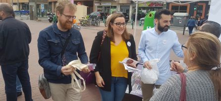Álvaro Moratalla, María Díaz y Josean Peñaranda, de Unidas Podemos Álvaro Moratalla, María Díaz y Josean Peñaranda, de Unidas Podemos