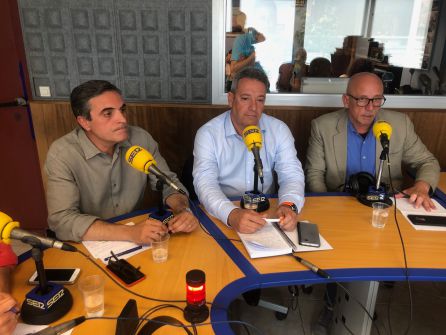 Marí Bosó, Rodriguez y Ribas durante el Debate Marí Bosó, Rodriguez y Ribas durante el Debate