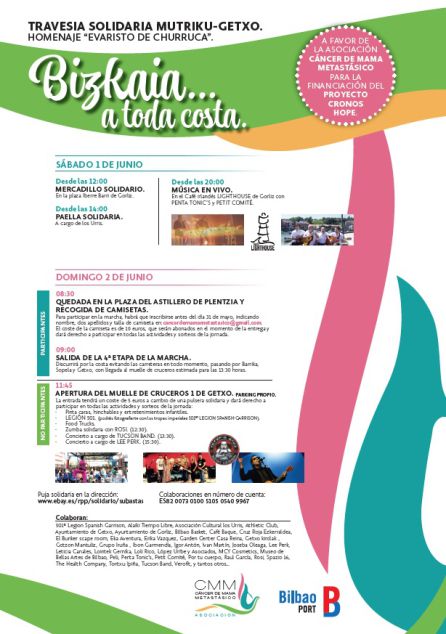 100 kilómetros de travesía solidaria entre Mutriku y Getxo 100 kilómetros de travesía solidaria entre Mutriku y Getxo