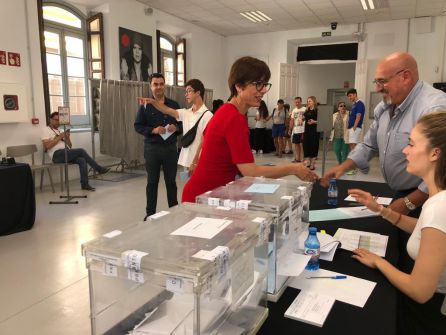 Los candidatos de Málaga acuden a las urnas Los candidatos de Málaga acuden a las urnas
