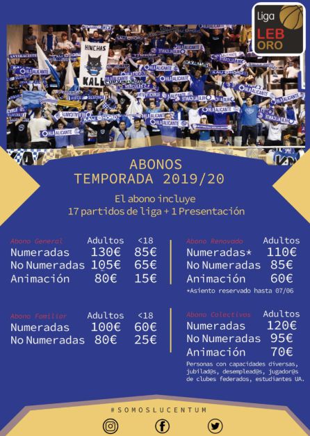 Campaña de Abonos: HLA Alicante: una campaña de abonos de Oro Campaña de Abonos: HLA Alicante: una campaña de abonos de Oro