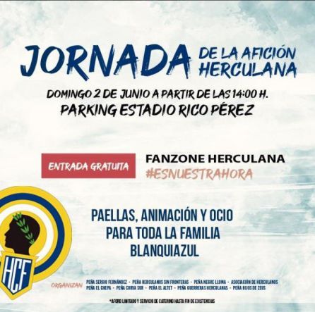 Actividades de los aficionados: La afición herculana organiza una jornada de convivencia antes del Hércules-Barakaldo Actividades de los aficionados: La afición herculana organiza una jornada de convivencia antes del Hércules-Barakaldo