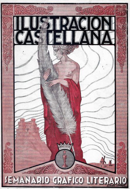 Una portada de 'Ilustración Castellana', con dibujo de Rafael Pérez Compans. 1927. Una portada de 'Ilustración Castellana', con dibujo de Rafael Pérez Compans. 1927.
