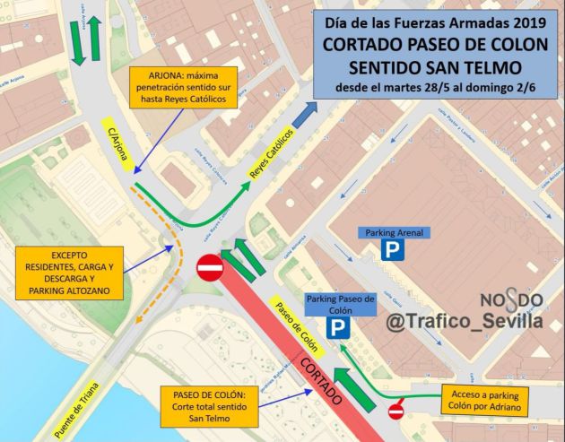 El jueves, corte total de Adriano y Paseo Colón por el Día de las Fuerzas Armadas El jueves, corte total de Adriano y Paseo Colón por el Día de las Fuerzas Armadas
