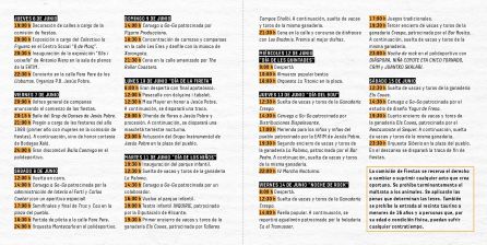 Programa de fiestas. Programa de fiestas.