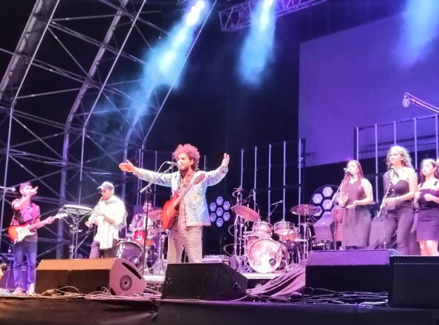 Lin Cortés, anoche. Lin Cortés, anoche.
