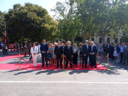 El acto en el paseo Alameda de Valencia El acto en el paseo Alameda de Valencia