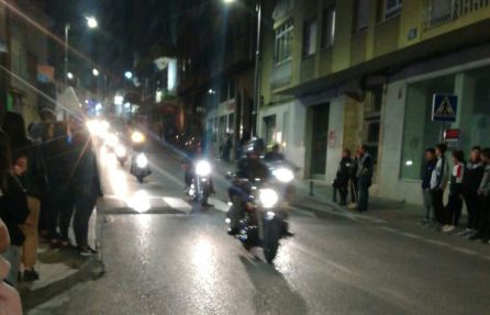 El Desfile nocturno en memoria de los moteros caidos no falta cada concentración El Desfile nocturno en memoria de los moteros caidos no falta cada concentración