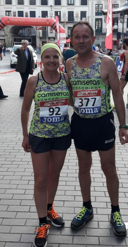 Paqui Tárraga y José Ferrís en Tudela Paqui Tárraga y José Ferrís en Tudela