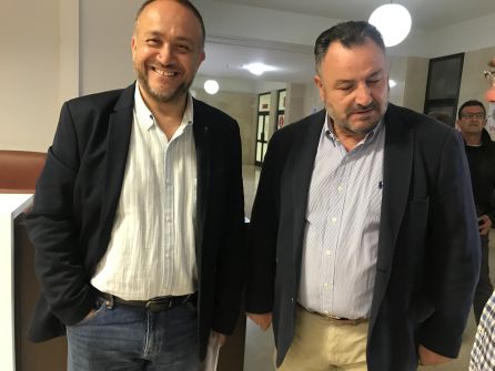 Gerardo Álvarez Courel y Eduardo Morán Gerardo Álvarez Courel y Eduardo Morán