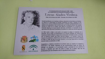 Panel recordatorio de Lucas Alados Panel recordatorio de Lucas Alados