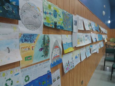 Algunos de los dibujos elaborados por los escolares Algunos de los dibujos elaborados por los escolares