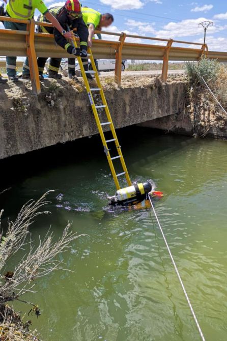 Fallece un matrimonio tras precipitarse su coche al Canal del Esla en San Millán Fallece un matrimonio tras precipitarse su coche al Canal del Esla en San Millán